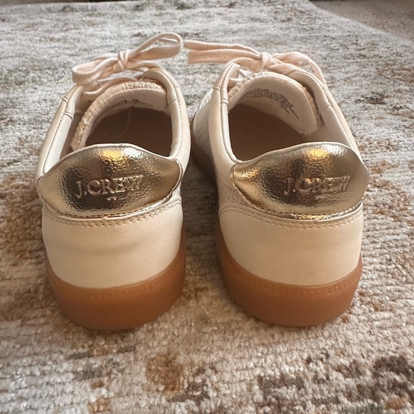 J.Crew Factory Womens Ivory Sneakers. - Picture 3 of 15